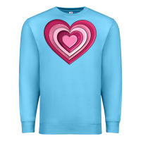 Ocean Blue sweet heart olivia Premium Sweatshirt - OliviaCreatesArt