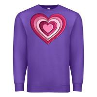 Purple sweet heart olivia Premium Sweatshirt - OliviaCreatesArt