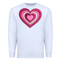 White sweet heart olivia Premium Sweatshirt - OliviaCreatesArt