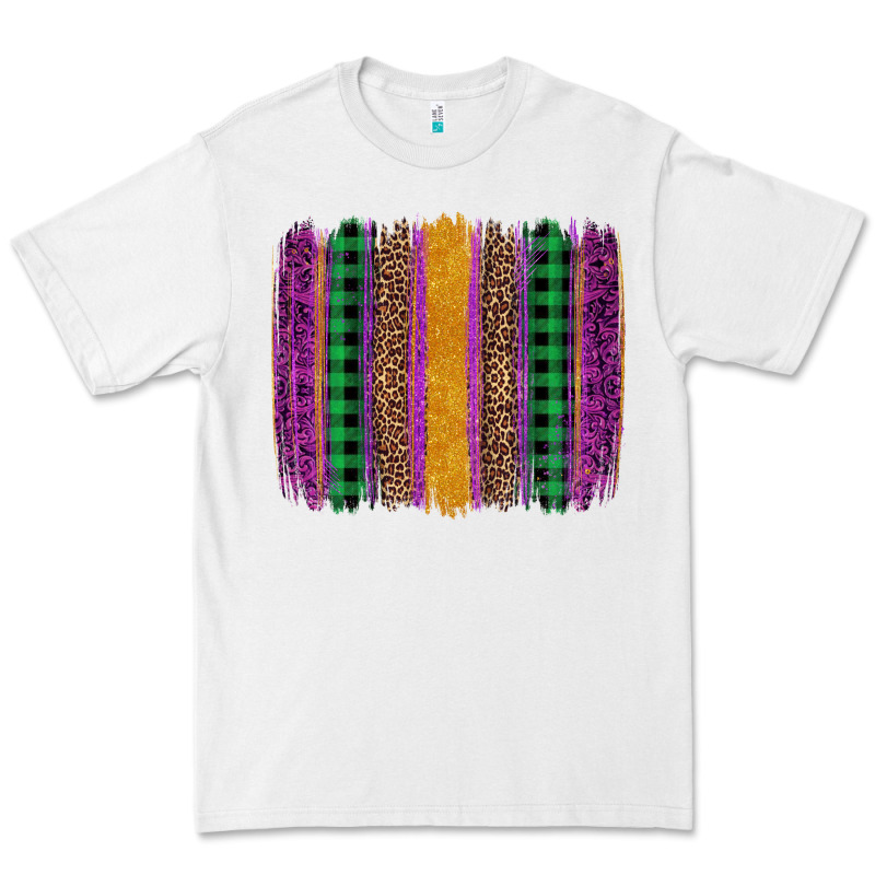 Mardi Gras Western Brush Stroke Premium Tee by Artiststas | Teevron