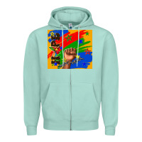 Seafoam Hope Zipper Hoodie - TumblerDesignByShophia