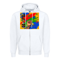 White Hope Zipper Hoodie - TumblerDesignByShophia