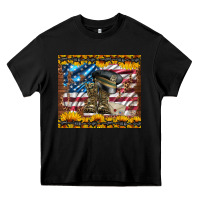 Black westerm usa army boots Heavy Core Tee - Artiststas
