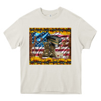 Cream westerm usa army boots Heavy Core Tee - Artiststas