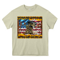 Mossy westerm usa army boots Heavy Core Tee - Artiststas