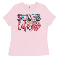 Bubblegum Pink scrub life Ladies Tee - BundleAndBundleShop