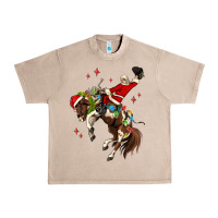 French Oak christmas cowboy santa Urban Heavy Tee - MaliasSmallBusiness