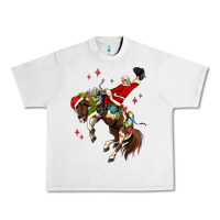 Lunar Rock christmas cowboy santa Urban Heavy Tee - MaliasSmallBusiness