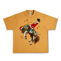 Peanut Butter christmas cowboy santa Urban Heavy Tee - MaliasSmallBusiness
