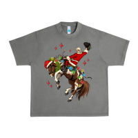 Tornado christmas cowboy santa Urban Heavy Tee - MaliasSmallBusiness