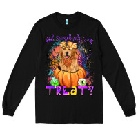 Black did somebody say treat Long Sleeve Tee - LillyAllenDesigns