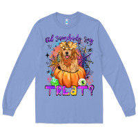 Colony Blue did somebody say treat Long Sleeve Tee - LillyAllenDesigns
