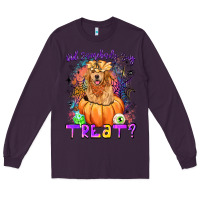Plum did somebody say treat Long Sleeve Tee - LillyAllenDesigns