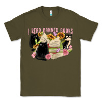 Army Green ı read banned books Classic Tee - MaliasSmallBusiness