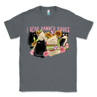 Charcoal Heather ı read banned books Classic Tee - MaliasSmallBusiness
