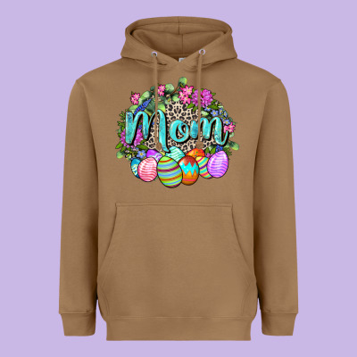 Easter Mom  Happy Easter Day Heavyweight Hoodie Designed By Cowgirlartshop
