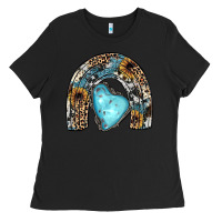 Black sunflower gemstone rainbow Ladies Tee - JahusDesignShop