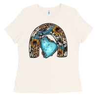 Bone sunflower gemstone rainbow Ladies Tee - JahusDesignShop