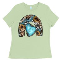 Matcha sunflower gemstone rainbow Ladies Tee - JahusDesignShop
