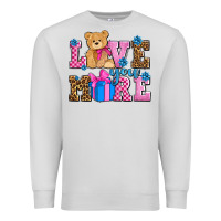 Love You More Olivia Premium Sweatshirt | Teevron