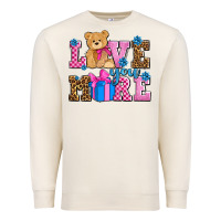 Sandshell love you more olivia Premium Sweatshirt - OliviaCreatesArt