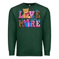 Sports Green love you more olivia Premium Sweatshirt - OliviaCreatesArt