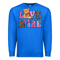 True Royal love you more olivia Premium Sweatshirt - OliviaCreatesArt