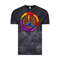 Cloud Black peace sign pride Vintage Tee - JahusDesignShop
