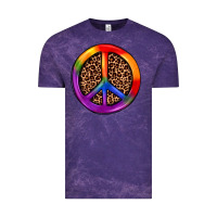 Cloud Purple peace sign pride Vintage Tee - JahusDesignShop