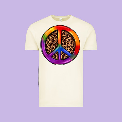 Peace Sign Pride Vintage Tee Designed By Jahusdesignshop