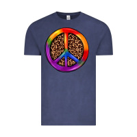 Vintage Denim peace sign pride Vintage Tee - JahusDesignShop