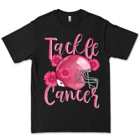 Black tackle cancer helmet Premium Tee - AdoDesignShop