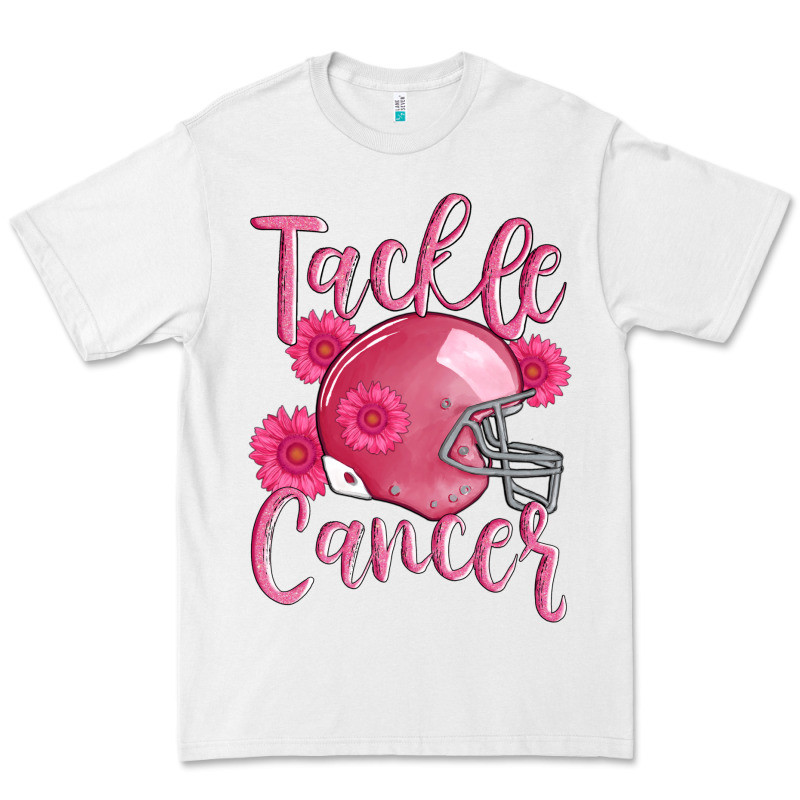 Tackle Cancer Helmet Premium Tee by AdoDesignShop | Teevron