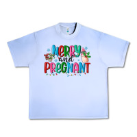Merry And Pregnant Urban Heavy Tee | Teevron