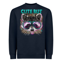 Navy cute but feral Heavyweight Sweatshirt - Artiststas
