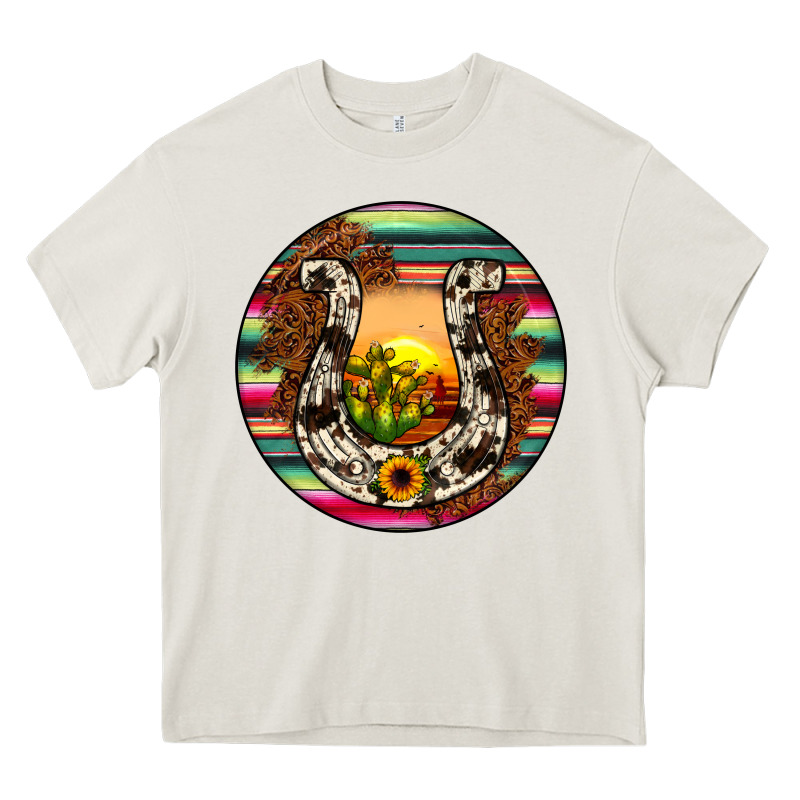 Horseshoe Circle Heavy Core Tee by JahusDesignShop | Teevron