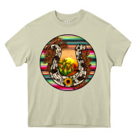 Mossy horseshoe circle Heavy Core Tee - JahusDesignShop