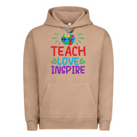 Pigment Burro teach love inspire Urban Hoodie - CowhideDigitalArt