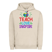 Pigment French Oak teach love inspire Urban Hoodie - CowhideDigitalArt