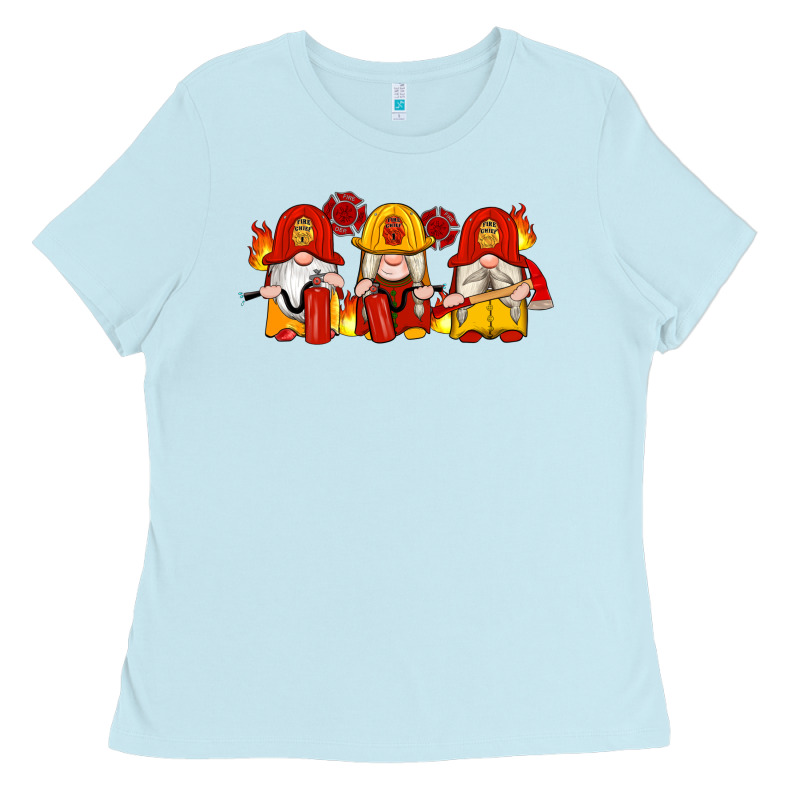 Firefighter Gnomes Ladies Tee by Artiststas | Teevron
