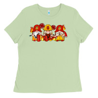 Matcha firefighter gnomes Ladies Tee - Artiststas