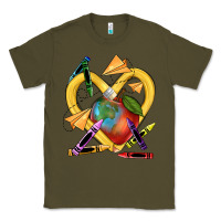 Army Green heart pencil Classic Tee - NancyCooperArtShop
