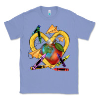 Colony Blue heart pencil Classic Tee - NancyCooperArtShop