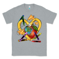 Heather Grey heart pencil Classic Tee - NancyCooperArtShop