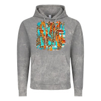 Cloud Rock serape with leopard pattern Vintage Hoodie - NancyCooperArtShop