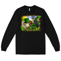 Black St patrick's day cows Long Sleeve Tee - RanaPortraitStore