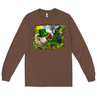Chestnut St patrick's day cows Long Sleeve Tee - RanaPortraitStore