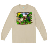 Mushroom St patrick's day cows Long Sleeve Tee - RanaPortraitStore