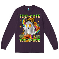 Plum too cute too spook Long Sleeve Tee - LillyAllenDesigns