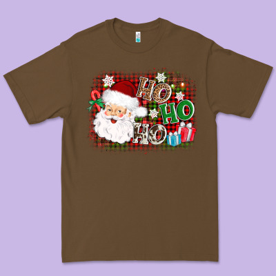 Ho Ho Ho Santa Premium Tee Designed By Adodesignshop